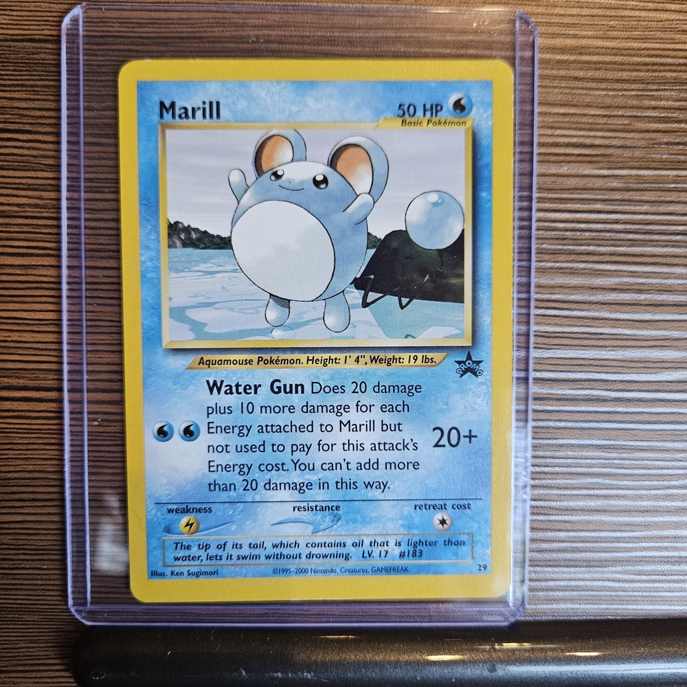Marill 29 Black Star Promo Pokemon Card